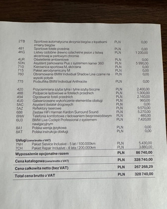 BMW Seria 5 cena 220900 przebieg: 73887, rok produkcji 2021 z Jastrzębie-Zdrój małe 137